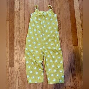 Hanna Andersson, Sunshine Day on Parakeet Sleeveless Romper, Size 5, never worn